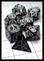 Dice : Dice - Dice Sets - Awesome Wizard's Gambit in Black - eBay Oct 2016